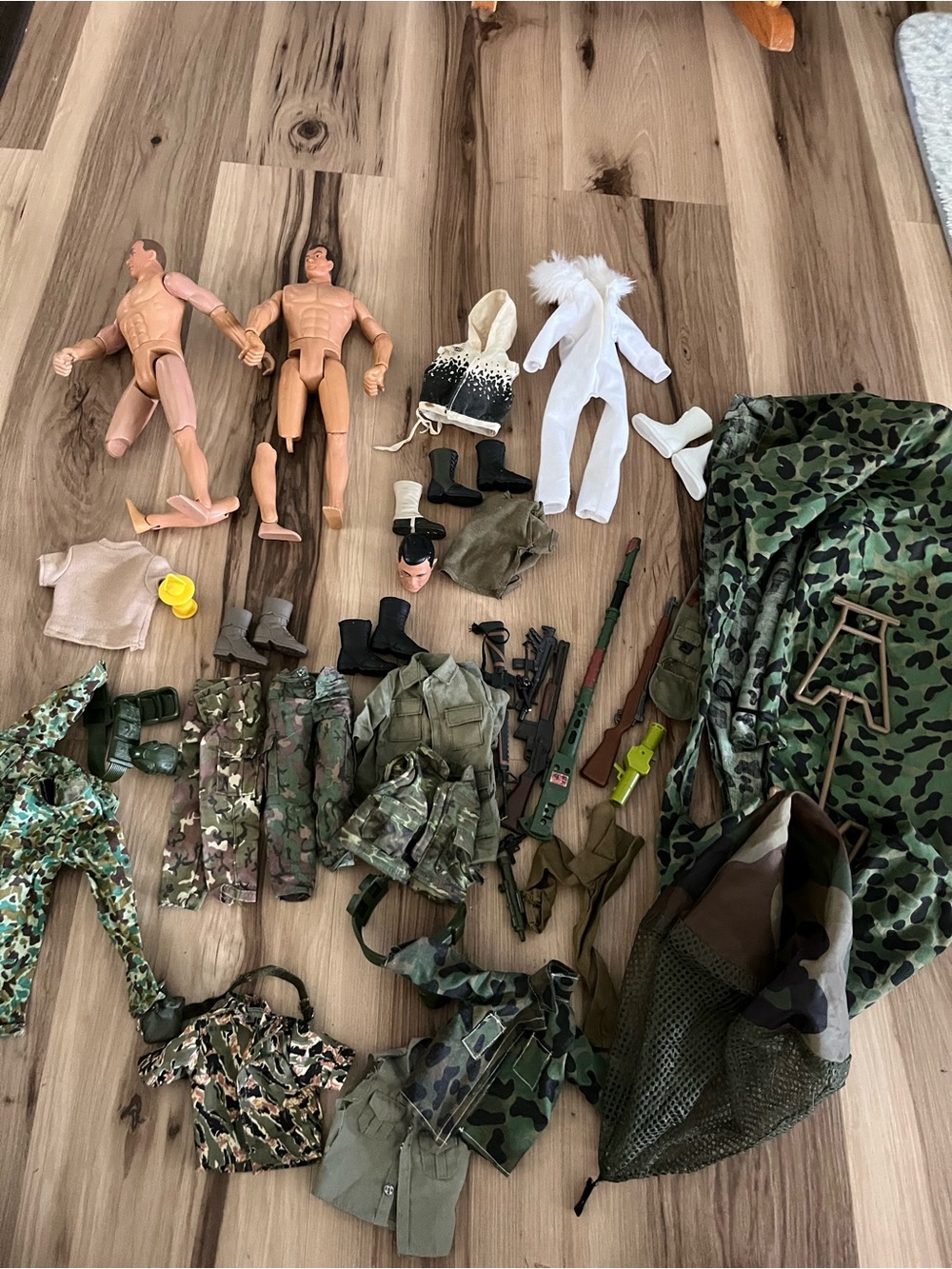 G I Joe Vintage Dolls Clothes Lot  dolls broken clothes